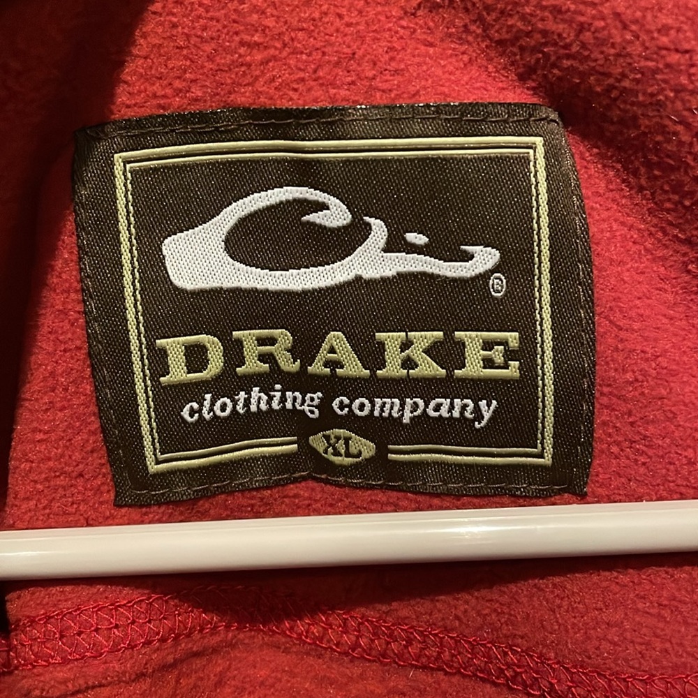 NWT Drake Alabama Fleece Pullover Men’s, Size X-Large, Crimson - Picture 5 of 7